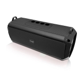 hitage BS-414 10H Music 5 W Bluetooth Speaker Bluetooth V 5.0 with USB,Aux,3D Bass Playback Time 24 hrs Black - Black