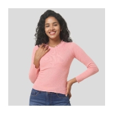 PPTHEFASHIONHUB - Peach Cotton Women''s Regular Top ( Pack of 1 ) - None