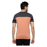 GENTINO - Peach Cotton Blend Regular Fit Men's T-Shirt ( Pack of 1 ) - None