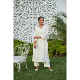 Soft muslin 2 pc Kurta set- Lemon Yellow-Lemon Yellow / XL