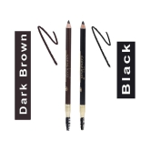 Cameleon Eyebrow Pencil | Pack of 2(Shade - Black and Brown)