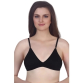 Kiran Enterprises Pack of 3 Cotton Blend Non Padded Womens Everyday Bra ( Black,Gold,Red ) - None