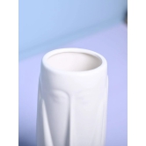 White Glossy Ceramic Vase - Stylish Simplicity