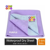 BeyBee Waterproof Rubber Sheet (Medium (100cm X 70cm), Voilet) - Small - upto 80cm length