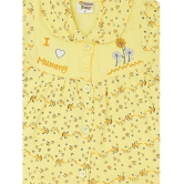 NammaBaby - Yellow Cotton Blend Baby Girl Frock ( Pack of 1 ) - None