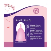 Mom & World Reusable Menstrual Cup For Women, 100% Medical Grade Silicone, Odor and Rash Free, No leakage (Small)