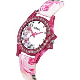 Mikado Leather Round Womens Watch