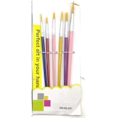 ECLET 6 Pcs Different Size Paint Brush Set (Round) E