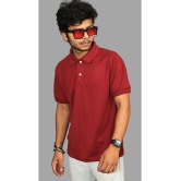 Forbro - Maroon Cotton Regular Fit Men's Sports Polo T-Shirt ( Pack of 1 ) - None