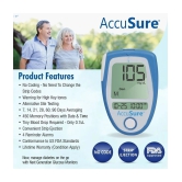 AccuSure Instant Digital Blood Glucometer Kit with 25 Strips,10 Lancet,1 Lancing device