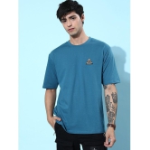 Dillinger - Teal 100% Cotton Oversized Fit Mens T-Shirt ( Pack of 1 ) - None