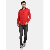 Life Roads - Red Cotton Slim Fit Men's Casual Shirt ( Pack of 1 ) - None