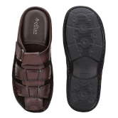 softio Brown Flip Flops - 8