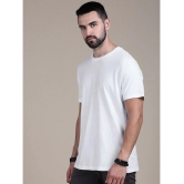 AKTIF Cotton Regular Fit Printed Half Sleeves Mens T-Shirt - White ( Pack of 1 ) - None