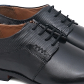 Ruosh Mens Black Colombo Formal Lace Ups