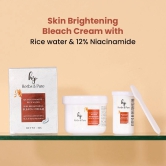 Skin Brightening Bleach Cream with Rice water & 12% Niacinamide