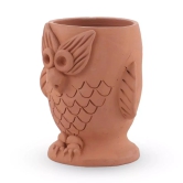 Tisser Clay Pen Stand Owl