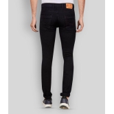 HJ HASASI - Black Cotton Blend Slim Fit Men's Jeans ( Pack of 1 ) - None