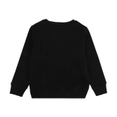 BOYS SWEAT SHIRT ROUND NECK FULL SLEEVES SOLID BLACK - None