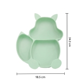 Silicone Kids Dining Plate Pink-Crab