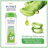 Yuthika Aloe Vera Body Lotion 200ml and Lip Care 10gx2Pcs, Aloevera Body Lotion and Lip Balm Combo Pack