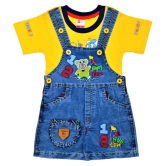 Wise Guys Dungaree Set For Baby Boys & Baby Girls - None