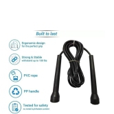 Finest Sleek Pencil Skipping Rope Gym Fitness - Black
