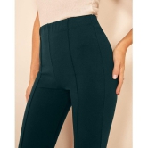 Addyvero Green Cotton Blend Flared Womens Casual Pants ( Pack of 1 ) - None