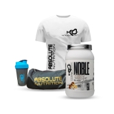 Noble Whey + Gym Bag + T-Shirt+ Shaker Combo-Choco Hazel Nut / S