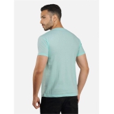 CHOZI Cotton Regular Fit Printed Half Sleeves Mens T-Shirt - Light Blue ( Pack of 1 ) - None