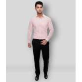 DESHBANDHU DBK - Peach Cotton Regular Fit Mens Formal Shirt (Pack of 1) - None