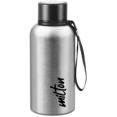 Milton Aura 500 Thermosteel Bottle, 520 ml, Silver | 24 Hours Hot and Cold | Easy to Carry | Rust Proof | Leak Proof | Tea | Coffee | Office| Gym | Home | Kitchen | Hiking | Trekking | Trave