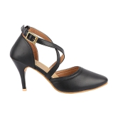 Shoetopia - Black Women''s Sandal Heels - None