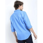 Ketch 100% Cotton Regular Fit Printed Half Sleeves Mens Casual Shirt - Blue ( Pack of 1 ) - None