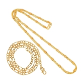 AanyaCentric Combo of 2 Gold Plated 22inches Long Fashion Chain - None