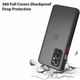 Winble OnePlus 9RT 5G Back Cover Case Smoke (Black)