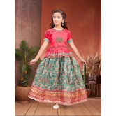 Aarika Pink Silk Girls Lehenga Choli Set ( Pack of 1 ) - None