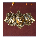 servdharm Aluminium Punchmukhi hanuman Idol ( 10 cm )