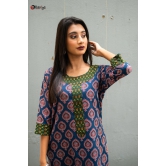 Ajrakh kurta-L