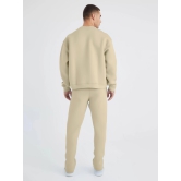 Solid Beige Cozy Cut Co-Ords-XL / Beige