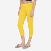 Women's Comfy Classy Capri Leggings - Sun Flower