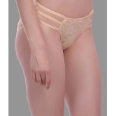 Madam - Beige Denim Self Design Womens No Panty Line ( Pack of 1 ) - None