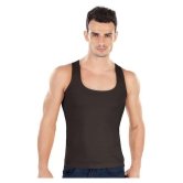 Dermawear - Black Cotton Blend Men's Vest  ( Pack of 1 ) - S