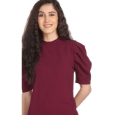 Sugr Polyester Regular Tops - Red Single - L