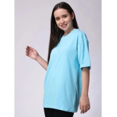 AKTIF Blue Cotton Blend Womens T-Shirt ( Pack of 1 ) - None