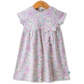 Juscubs Off White Cotton Baby Girl Frock ( Pack of 1 ) - None