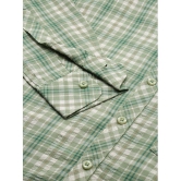 Dillinger 100% Cotton Regular Fit Checks Full Sleeves Mens Casual Shirt - Green ( Pack of 1 ) - None