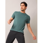 Technosport Green Polyester Slim Fit Men's Sports T-Shirt ( Pack of 1 ) - None