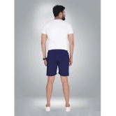 Septem Navy Blue Polyester Mens Shorts ( Pack of 1 ) - None