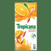 Tropicana Fruit Juice - Delight, Orange, 1 L